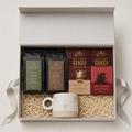 Coffee & Chocolate Affair II luxury gift hamper by Pitara Studio — 5 pieces from independent Indian makers in Magnetic Gift Box