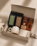 Coffee & Chocolate Affair luxury gift hamper by Pitara Studio — 5 pieces from independent Indian makers in Magnetic Gift Box