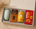 Coffee Desk luxury gift hamper by Pitara Studio — 4 pieces from independent Indian makers in Eco Kraft Box