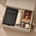Executive India luxury gift hamper by Pitara Studio — 4 pieces from independent Indian makers in Magnetic Gift Box