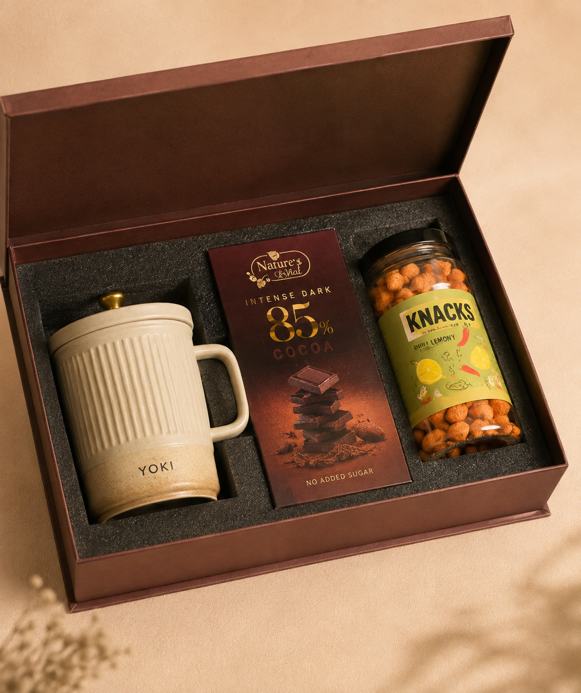 Fragrance & Sweet luxury gift hamper by Pitara Studio — 2 pieces from independent Indian makers in Eco Kraft Box