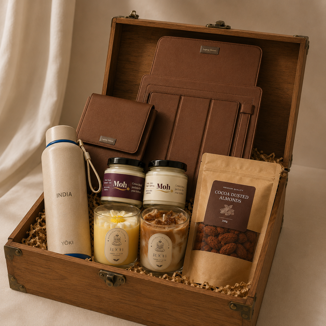 Grand Pitara luxury gift hamper by Pitara Studio — 6 pieces from independent Indian makers in The Pitara Trunk