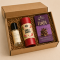 Indian Edit luxury gift hamper by Pitara Studio — 3 pieces from independent Indian makers in Eco Kraft Box