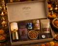 Modern Diwali luxury gift hamper by Pitara Studio — 6 pieces from independent Indian makers in Signature Box with Foam Insert