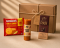Sweet Little Things luxury gift hamper by Pitara Studio — 3 pieces from independent Indian makers in Eco Kraft Box