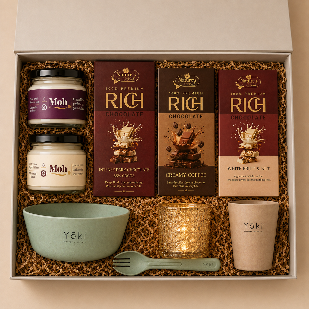 The Executive Desk luxury gift hamper by Pitara Studio — 6 pieces from independent Indian makers in The Pitara Trunk