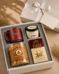 The Executive Mug luxury gift hamper by Pitara Studio — 4 pieces from independent Indian makers in Signature Box with Foam Insert