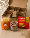 Tiny Celebration luxury gift hamper by Pitara Studio — 3 pieces from independent Indian makers in Eco Kraft Box