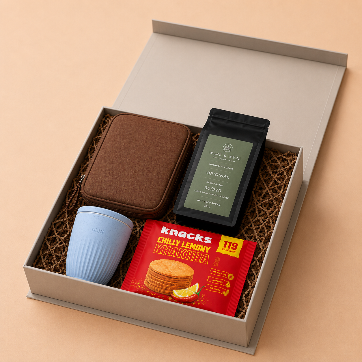 Workday Upgrade luxury gift hamper by Pitara Studio — 4 pieces from independent Indian makers in Magnetic Gift Box